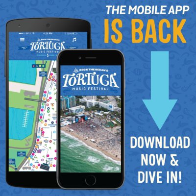 Tortuga Music Festival Releases 2017 Schedule, Map, Emojis And Tunes Exclusively on Mobile App