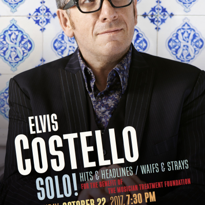 Elvis Costello: Solo! “Hits & Headlines / Waifs & Strays: For the Benefit of The Musician Treatment