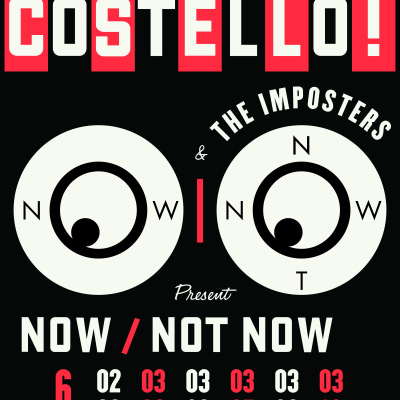 Elvis Costello Announces “NOW/NOT NOW” - A Six-Night Las Vegas Stand At Wynn Las Vegas