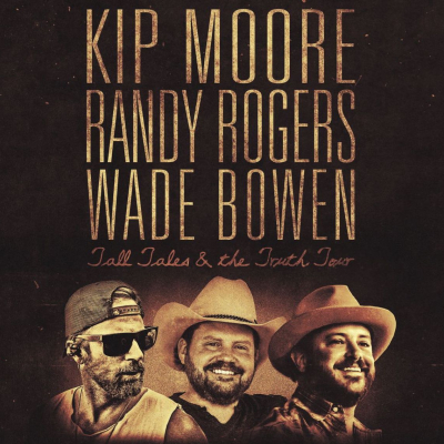 Kip Moore, Randy Rogers and Wade Bowen Join Forces for Limited “Tall Tales and the Truth Tour”