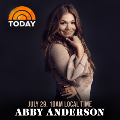 Abby Anderson Makes Today Show Debut On Monday, July 29