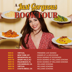 The Pasta Queen Announces ‘A Just Gorgeous Book Tour’