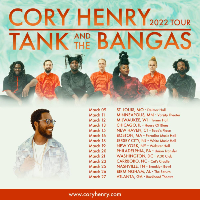 Cory Henry Earns Four 2022 Grammy Nominations