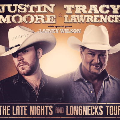 Justin Moore And Tracy Lawrence Add Broken Bow Records’ Lainey Wilson To 2020 Late Nights And Longnecks Tour Sponsored By Roxor