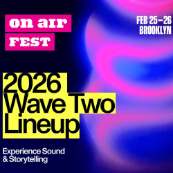 On Air Fest adds Alec Baldwin, Malcom Gladwell, NPR’s Code Switch, Hirishikesh Hirway, The Kid Mero, Staf Dag (Hot & Single), The Telepathy Tapes, Odd Lots, Touré, Creation Myth, The Town Show to 2026