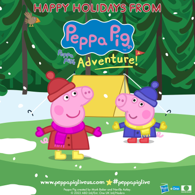 Hooray! ﻿Peppa Pig Live! Peppa Pig’s Adventure To Resume Touring This Holiday Season