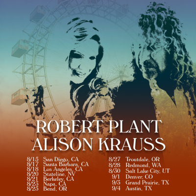 Robert Plant & Alison Krauss Announce ﻿Second Leg of US Tour