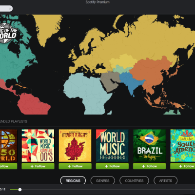 X5 Navigate “Music Of The World” with Interactive Map In X5’s Newest Spotify App