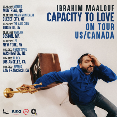 International Trumpet Superstar Ibrahim Maalouf Announces Biggest-Ever North American Tour For September