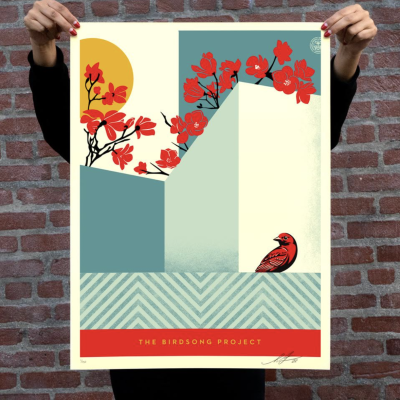 For The Birds: The Birdsong Project Inspires Limited-Edition Poster Art Prints By Shepard Fairey, Benefitting The National Audubon Society 