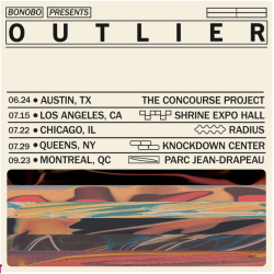 Bonobo Announces OUTLIER Live Electronic Music Events For North America This Summer/Fall