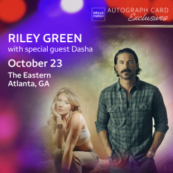 Riley Green To Perform Exclusive Concert For Wells Fargo Credit Cardholders At The Eastern In Atlanta On October 23