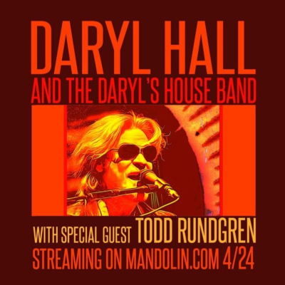 Iconic Performance By Daryl Hall At Ryman Theater To Be Broadcast On Live Streaming Platform Mandolin April 24th