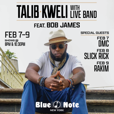 Blue Note Jazz Club Announces February Talib Kweli Shows Featuring Bob 