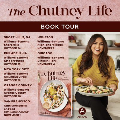 The Chutney Life’s Palak Patel Announces The Chutney Life Book Tour Ahead Of Debut Cookbook