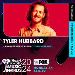 Tyler Hubbard Earns iHeartRadio Music Awards Nomination For ‘Favorite Debut Album’