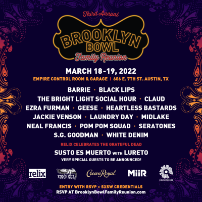 Brooklyn Bowl Announces 3rd Annual Brooklyn Bowl Family Reunion At SXSW 2022 With Barrie, Black Lips, Pom Pom Squad + More