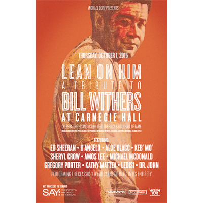 Bill Withers Tribute - Carnegie Hall (NYC)