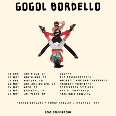 Gogol Bordello Announces West Coast Tour Kicking Off May 18