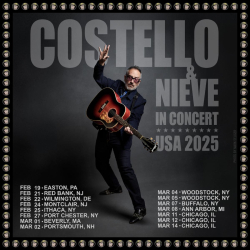 Elvis Costello & Steve Nieve Announce U.S. Dates In February & March 2025  