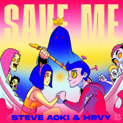Steve Aoki and HRVY Find Liberation with Buoyant Summer Dance Anthem“Save Me”