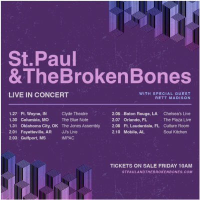 St. Paul & The Broken Bones Announces Headline January-February 2023 Tour On Heels Of Banner Year