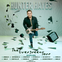 Hunter Hayes Expands Evergreen Tour With New Dates Across North America