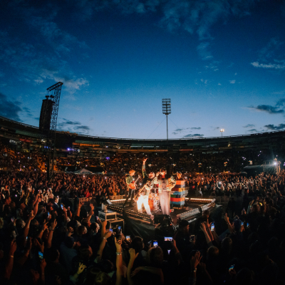 New Zealand’s Biggest Pop Band Six60 Plays The Biggest Live Music Event Of 2021 To A Crowd Of 32,000 Fans This Weekend