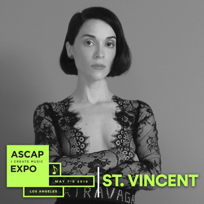 St. Vincent, Betty Who, Charlotte Caffey, Jojo, Priscilla Renea And A Dozen More Hitmakers Added To 2018 ASCAP “I Create Music” Expo Lineup; May 7-9 At The Loews Hollywood Hotel