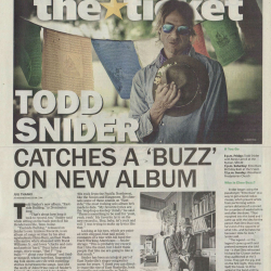 Todd Snider’s “Brilliantly Bizzare” (Rolling Stone) New LP Features A Hank Williams Jr.-Obsessed Alt