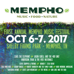 Memphis Lands New Major Music Festival At Shelby Farms Park Friday, October 6 & Saturday, October 7