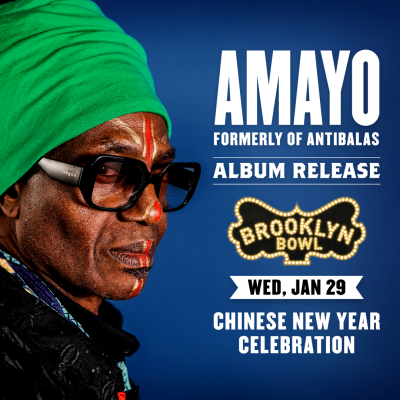 Amayo Announces Lion Awakes Album Release Show at Brooklyn Bowl on January 29