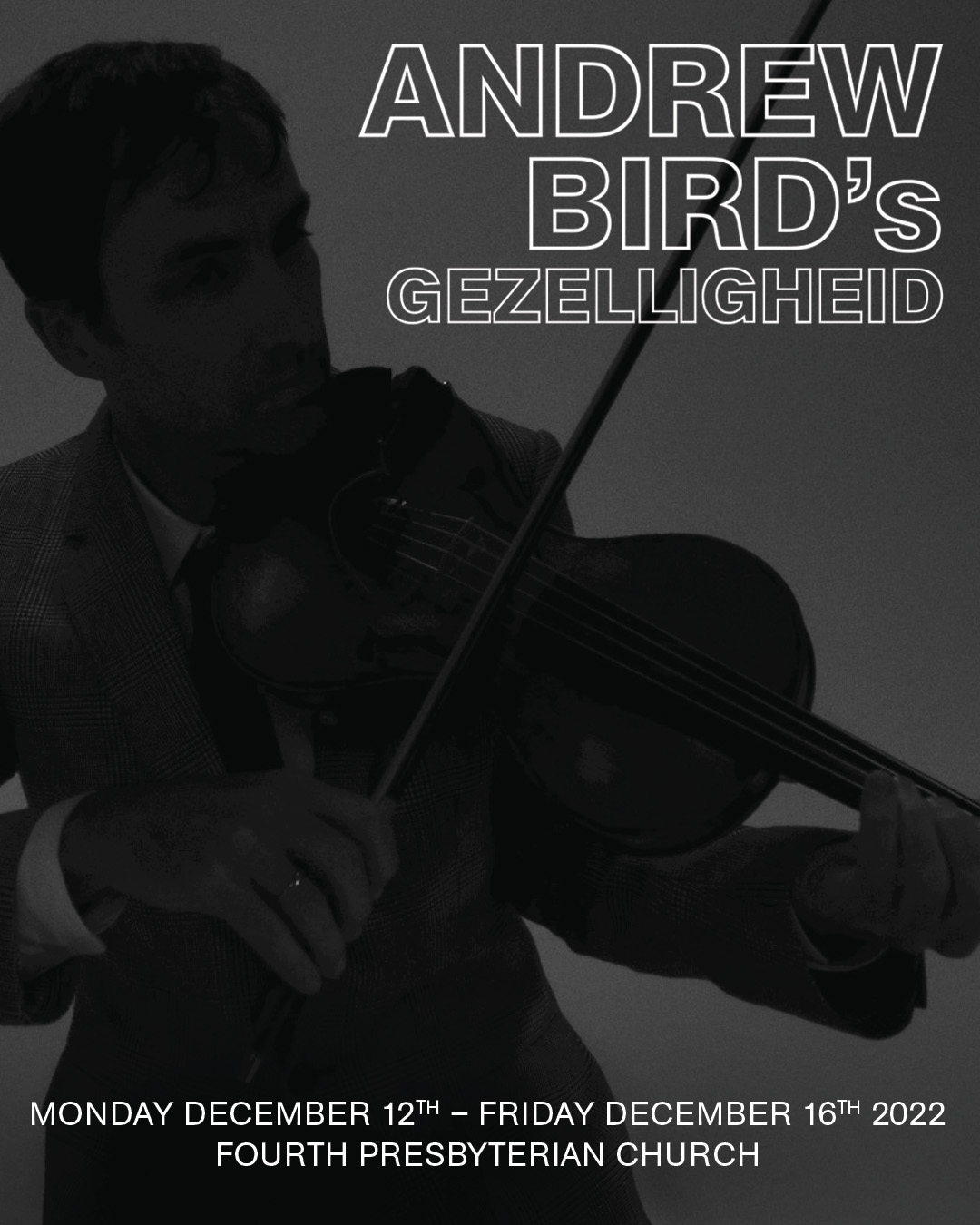 Andrew Bird Returns to Chicago For First InPerson Gezelligheid Shows