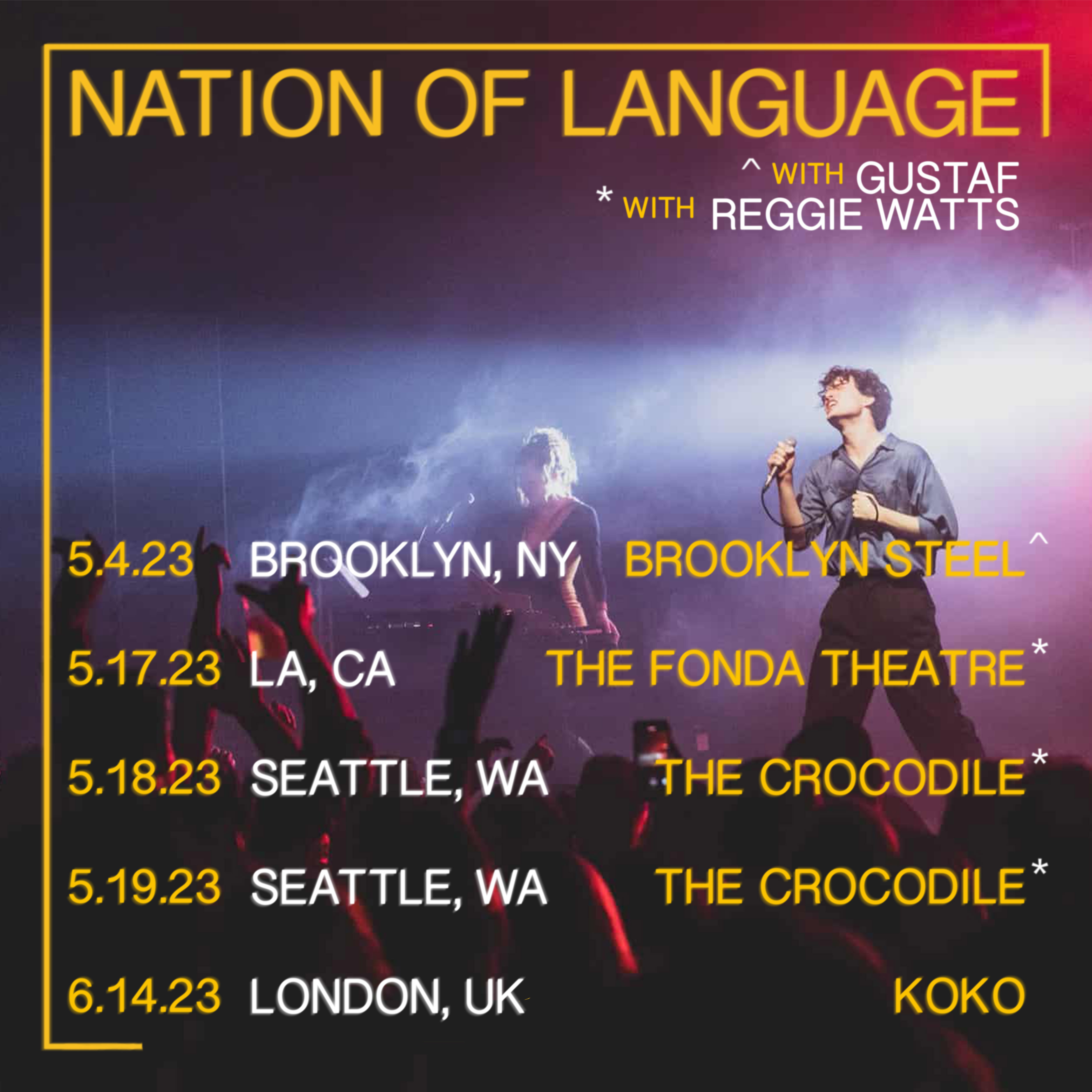 nation of language tour 2023