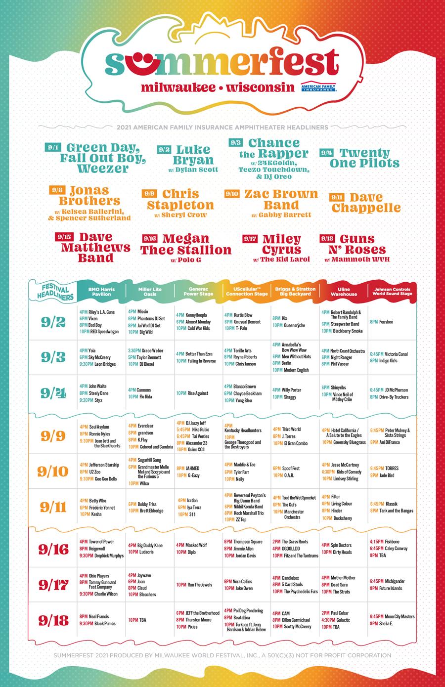 Summerfest 2024 Lineup Schedule Dacia Theadora