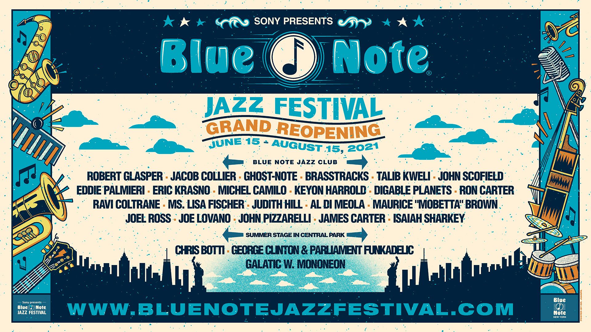 Blue Note Jazz Club—One of First NYC Music Venues to Back